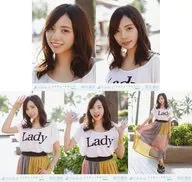 ◇新内眞衣/「ジコチュー去吧！选拔ver.」WebShop限定个别生写真5种完整SET