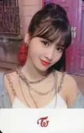 TWICE / Thigh / Only the lower part with white frame and TWICE logo / Special photo card with CD "YES or YES"