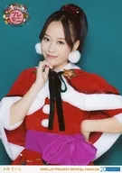 モーニング娘。’18/小田さくら/上半身・背景緑・2Lサイズ/「モーニング娘。’18 FCイベント ～プレモニ。クリスマス会～」ソロ2L判生写真
