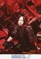 Shouta Aoi / whole body, sitting, costume black, right hand and foot / "Shouta Aoi LIVE 2019 WONDER lab. I" Bromide C