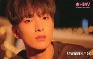 Seventeen / DK (ドギョム) / 「 5 th MINI ALBUM 「 YOU MAKE MY DAY 」 release memorial HMV × Seventeen campaign 」 special card