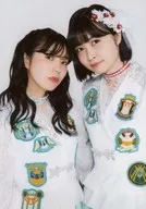 Wake Up，Girls！/奥野香耶·吉岡茉祐/上半身·服装白绿·背景白/"Wake Up，Girls！FINAL TOUR-HOME-～PARTIII KADODE～"明信片PARTIII
