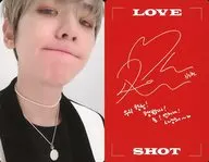 EXO / ベッキョン (BAEKHYUN) / Reverso rojo / with signature de impresión / CD "Repackage Album Love Shot" (LOVE Ver.)