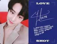 EXO/チャニョル(CHANYEOL)/背麵藍・印刷帶簽名/光盤(SHOT Ver.)封入特典相片卡