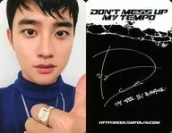 EXO / DIO (D.O.) / Black / White / Print with signature / CD 「 DO N'T MESS UP MY TEMPO 」 (ALLEGRO ver.) Enclosed Special Photo Card