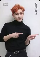 MONSTA X / JUHON (JOOHEON) / Right pointing / Inside fun / Letter red / CD-「 Take. 1 Are You There? 」 first edition special card