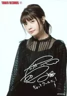 竹达彩奈/附带印刷版签名・留言/TOWER RECORDS特典明信片
