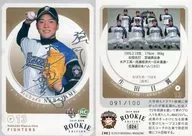 024 [Regular Card] : Tsubasa Nabatame (Silver Leaf Stamping with signature) (/ 100)