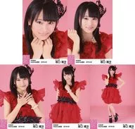 ◇坂口渚沙/AKB48 2016年2月度net shop限定个别生写真「2016.02」「红裙」5种完整SET