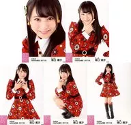 ◇坂口渚沙/AKB48 2017年3月度net shop限定个别生写真「2017.03」「不需要翅膀花朵图案」服装II5种完整SET