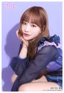 IZ * ONE / Jo Yu-ri / sitting ・ background purple / IZ * ONE 1st single "I want you to say I like" release commemoration random Official photo Ver. 1