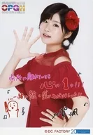 早安少女组。'18/加贺枫/上半身・衣服红色・有打印信息/「Hello！Project20th Anniversary！Hello！Project COUNTDOWN PARTY2018～GOOD BYE&HELLO！～」现场观看会场・e-Line UP！Mall限定L版生写真