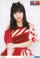 Morning Musume.' 19 / Yuki Sato / upper body / costume red / 2L size / "Hello! Project 20th Anniversary! Hello! Project 2019 WINTER ～ YOU & I ～ ～ NEW AGE ～" solo 2 sheet of paper measuring 80 x 100cm Official photo Part2