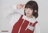 Sandlion / Runa Narumi / Horizontal, Bust up, Costume White, Aprons Red, Right Hand Piece / Sandlion Official photo Set Gamers Ver