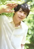 和田琢磨/上身·服装白·右向·右举·植物/和田琢磨FC限定粉丝见面会生写真B