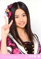 若田部遥/バストアップ・右手ピース/劇場トレーディング生写真セット2012.April