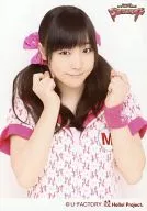 Morning Musume / Mizuki Fukumura / Bust Up / Costume White. Pink / Both Hands Goo / Concert Tour 2012 Spring Ultra's Mart