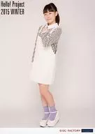 Country Girls / Uta Shimamura / Whole Body / Costume White / Black / Check Pattern / Body Left Side / 2L Size / Hello! Project 2015 WINTER