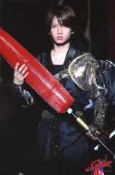 Kanjani Eight / Tadayoshi Okura / Knee-High / Costume Black / Umbrella Red / Eye Right Upper / Background Black / 2L Size / EndlssSHOCK