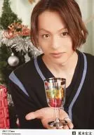 D-BOYS / Hirofumi Araki / Bust Up / Costume Black Gray / Right Hand Glass / 「 2013. X' mas 」 / Official Official photo