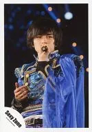 SeXyzone / Ken Nakajima / Live Photo / Upper Body / Costume Blue Gold / Left Hand Microphone / Official Official photo