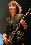 Buck-Tick / Yutaka Higuchi / Above-the-knee / Black costume / Left direction / TOUR 2014 metaform nights ~ or anarchy ~ Goods Trecca