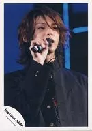 Hey! Say! JUMP / Yuya Takagi / Live Photo, Bust Up, Costume Black, Gakuran, Right Hand Microphone, Top Right Eye / Official Official photo