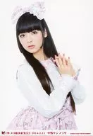 上坂すみれ/上半身・衣装白・ピンク・両手合わせ/2014.2.11 中野サンプラザ/「革ブロ総決起集会」 会場限定ブロマイド