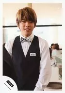 NEWS / Takahisa Masuda / Upper Body / Costume Black and White / Bow Tie / Both Hands / Back Roni / Official Official photo