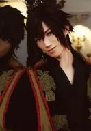 Daisuke Hirose (Okita Soji) / Upper Body / Costume Black / Gold / Mirror / Character Actor Shot / Musical 「 Hakuoki 」 Hijikata Toshizo Personal Set Bromide