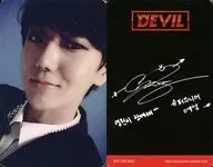 SUPER JUNIOR/YESUNG (Yesung) / back side print with signature / CD "DEVIL" [Korean version] special order Torayca