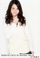 Yukiko Kinoshita / SKE48 × B. L. T. 2012 02-WHITE05/005-B