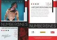 184 : Michael Jackson / Parallel Card (PLATINUM) / KING OF POP MICHAEL JACKSON trading card