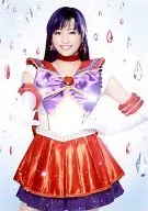 Kanon Nanaki (Sailor Mars) / Upper Body / Right Front / Left Back / Drop Shaped Decoration / Character Actor Shot / Musical 「 Pretty Guardian Sailor Moon 」 -Petite Etrangere - Official Official photo