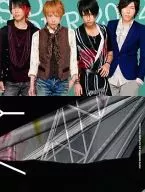 [パズルカード]：SID/集合(4人)/横型・膝上・背景緑/パズルカード/「TOUR 2012 『M＆W』」グッズトレカ