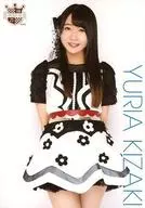 木崎ゆりあ/膝上・衣装白.黒・花柄/AKB48 CAFE ＆ SHOP限定 A4サイズ生写真ポスター 第64弾