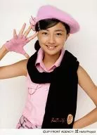 Berryz Kobo / Yurina Kumai / Upper Body / Costume Pink / Black Scarf / Left Hand Waist / Right Hand Part / Hat / 2L Size / Official Official photo