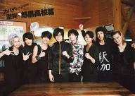 Group (8 persons) / Horizontal, Above-Knee, Costume Black, 2L Size / "Kabadeen! The 2nd Collision, Ankoku High School" Official photo