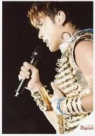 TOHOSHINKI / Yunho / Live Photo, Bust up / Left / Costume money / Right hand microphone / Left hand breast / Logo "Bigeast" / Artist Photo a-nation stadium fes. 2013 Live Picture A