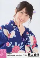 橫山由依/上半身·右下巴/AKB48 2015年8月度net shop限定個別生寫真「2015.08」