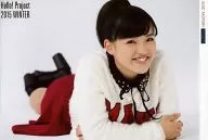 Morning Musume. ' 15 / suzuki Koon / Horizontal / Virado para baixo / Branco / Vermelho / Sorriso / A5 Wide Size (150 x 220) / Hello! Project 2015 Winter Halo Gacha 7, etc. A5 Wide Size Live Photo