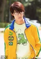 Kyosuke Hamao / Upper Body / Costume Yellow / Blue / Green / Glasses / Eye Right / Mouth Closed / Outdoor / Film 「 Whale in Summer 」 Official photo