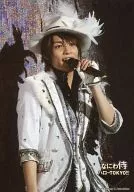 Johnny's West / Junta Naka / Live Photo / Upper Body / Costume White / Cap / Left Hand Microphone / "naniwa Samurai Hello Tokyo!" Official Official photo