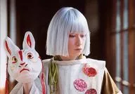 Yuki Kedoin (OYOU) / Yokogata Bust up, Costume white, Right side, Eye view lower right, Character Ta shot / Stage "Gokujyo Bungakuso Labyrinth" random bromide