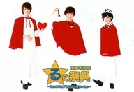 Gathering (3 persons) / Horizontal Type / Whole Body / Costume Red / White / Bell / Heart Accessories / 「 Hijiri ☆ Meiji-za / Ru No Matsuri ~ If You Turn Your Back Too Much, You Will Get Angry ~ 」 S Seat Special Bromide