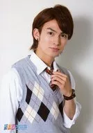 Ryo Matsuda / Upper Body / Costume Grey / Left Hand Breast / Loose Necktie / Background White / Smart Boys DVD "Snow, Moon and Flowers Scramble - Student Dorm is Not Allowed to Fall in Love? -" Release Commemorative Event Venue Bromide