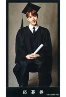 2PM/Jun. K / Academic Dress, Sitting, Smile / Special Gift Card with Application Ticket / CD "LOVE LETTER" Special Gift Torayca