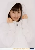 モーニング娘。’15 /佐藤優樹/バストアップ・衣装白・フード被り・両手フード・2Lサイズ/モーニング娘。’15 佐藤優樹バースデーイベント