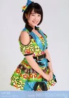 Mio Tomonaga / Costume Green / Flower Pattern / 2016 HKT48 Calendar (Tabletop) [Rakuten books Exclusive Sales] Special Official photo