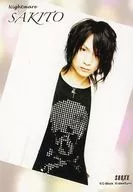Pesadilla / Sakito / Parte superior del cuerpo / Disfraz blanco / negro / Collar / "SHOXX" / Official photo oficial